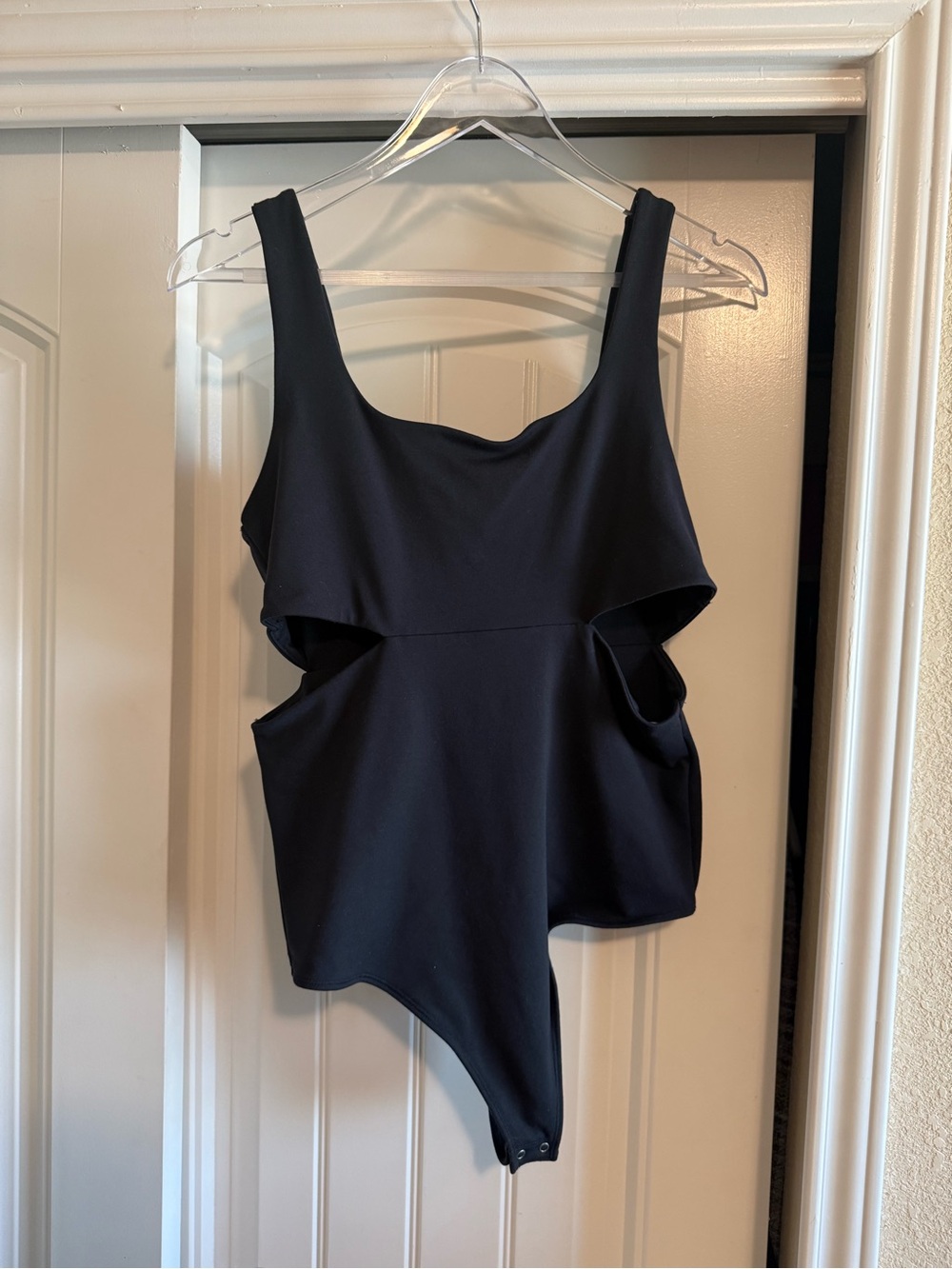 Abercrombie & Finch Black Cutout One-Piece Bodysuit
